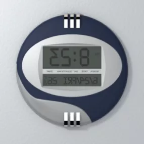 Round Shape Wall Clock 3d model