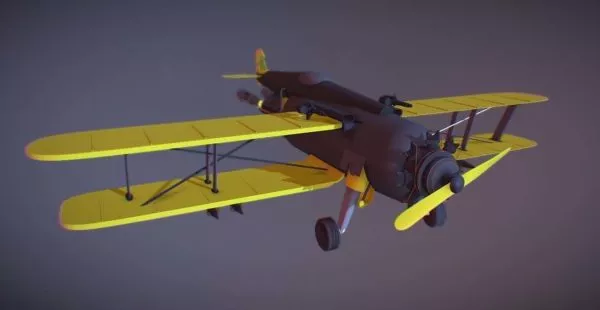 Small Airplane Bd5j 3d model