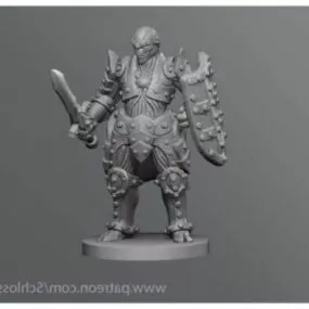 Warforged Character Sculpt 3d model