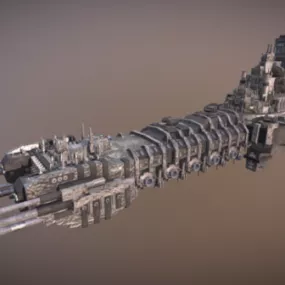 Warhammer Gaming Battle Barge 3d model