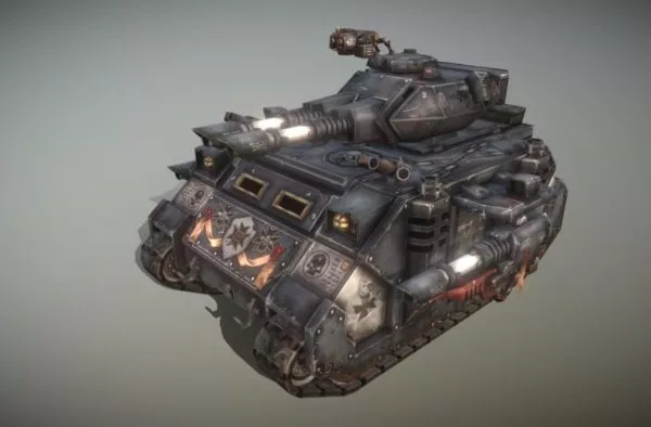 Warhammer Transport Vehice 3d model Warhammer Transport Vehice 3d model
