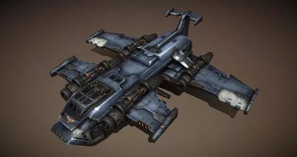Warhammer Thunderhawk Vehicle 3d model Warhammer Thunderhawk Vehicle 3d model