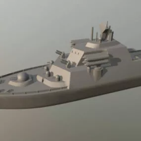Uss New Warship 3d model