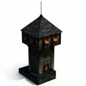 Medieval Watchtower 3d model