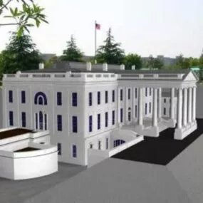 Us Government White House 3d model