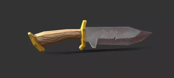 Combat Knife For Army 3d model