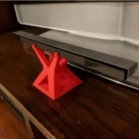 Wii Sensor Bar Stand Printable 3d model