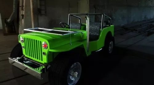 Soviet Army Uaz Jeep 3d model