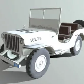 Willys Jeep Un Vehicle 3d model
