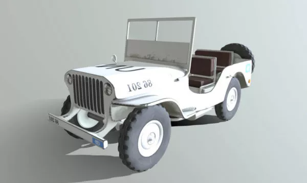 Willys Jeep Un Vehicle 3d model Willys Jeep Un Vehicle 3d model