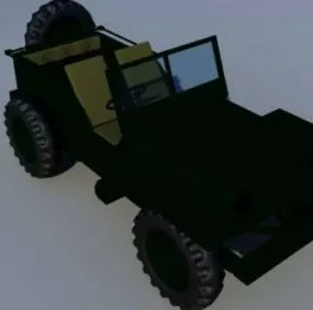 Military Wily Jeep 3d model