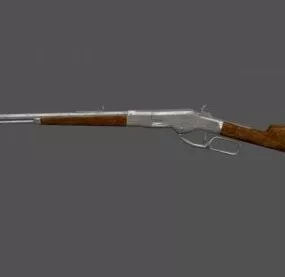 Winchester Gun Model 1887 3d model