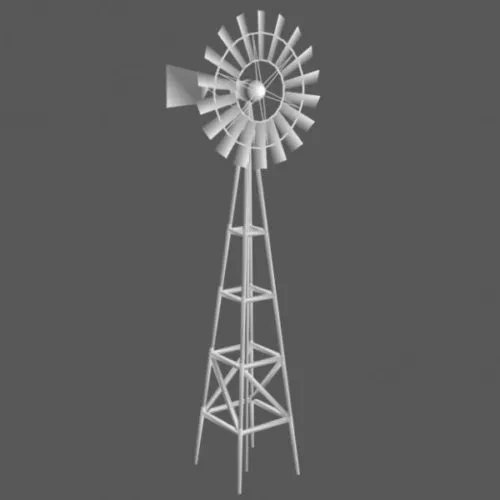 Dutch Windmill 3d model