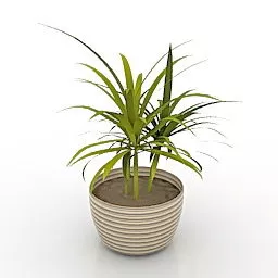 Balcony Pot Plant For Home 3d model
