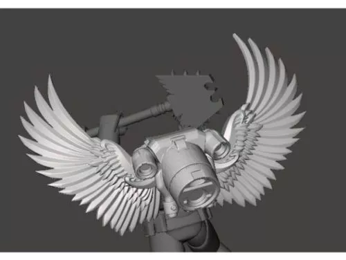Wing Character Sculpture 3d model Wing Character Sculpture 3d model