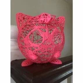 Wireframe Pokemon Print 3d model
