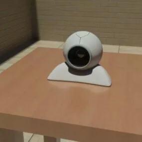 Wireless Old Web Camera 3d model