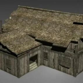 Old Wood House 3d model