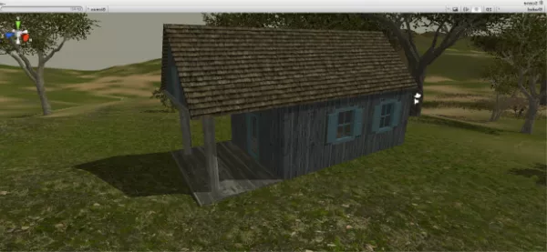 Old Wooden House Design 3d model Old Wooden House Design 3d model