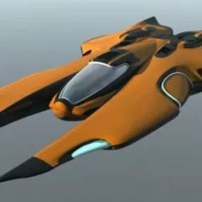 Wraith Raider Spaceship 3d model