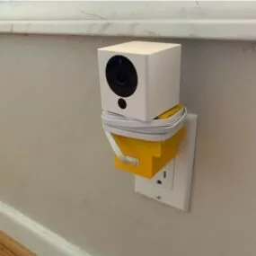 Printable Wyze Cam Outlet Mount 3d model