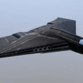 Military X-b23 Bomber Aircraft Concept 3d model