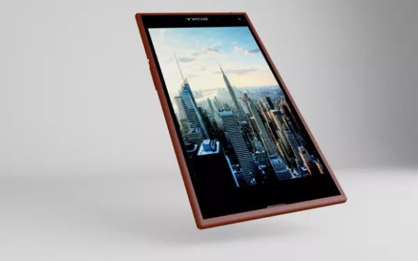 Sony Xperia E3 Phone 3d model Sony Xperia E3 Phone 3d model