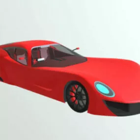 Xtraveloce Gtmk Sport Car 3d model