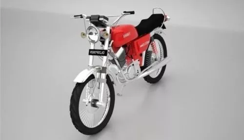 Vintage Bike 3d model
