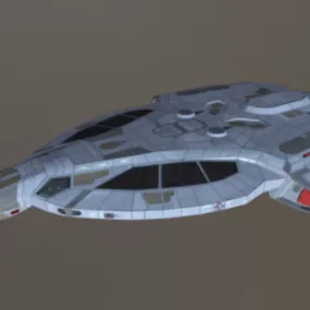 Yaris Class Sci-fi Spaceship 3d model