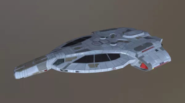 Alien Rock Spaceship 3d model