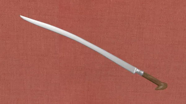 Yatagan Sword Weapon 3d model Yatagan Sword Weapon 3d model
