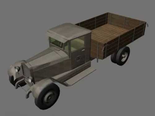 Backhoe Loader Truck Toy 3d model