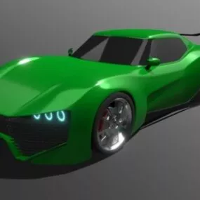 Zxr Car Sport Style 3d model