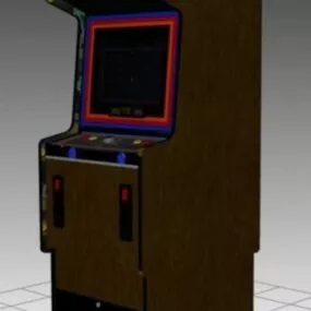 Zektor Upright Arcade Game Machine 3d model