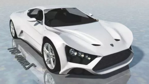 Zenvo St1 Sedan Car 3d model Zenvo St1 Sedan Car 3d model