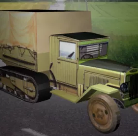 Zis-42 Truck 3d model