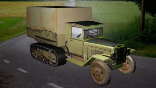 Zis-42 Truck 3d model Zis-42 Truck 3d model