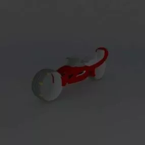 Zike Light Motorcycle 3d model