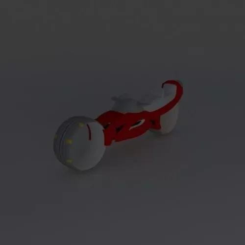 Zike Light Motorcycle 3d model Zike Light Motorcycle 3d model