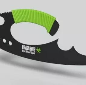 Zombie Killer Knife Weapon 3d model