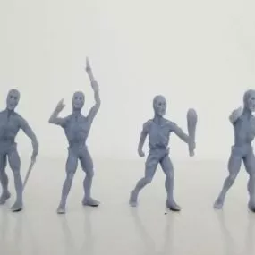 Zombies 3d model