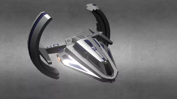 Scifi Space Station 3d model