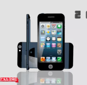 Idroid 5 Smartphone 3d model