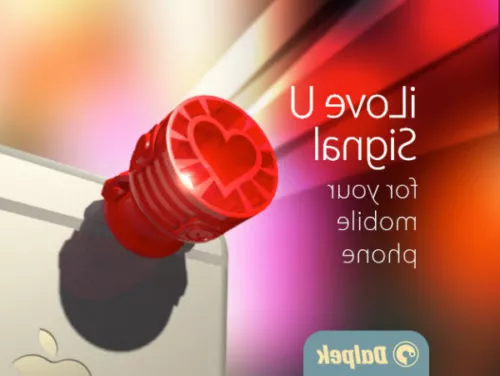 Ilove U Signal For Iphone Printable 3d model Ilove U Signal For Iphone Printable 3d model