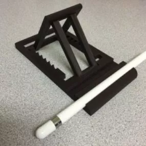 Printable Ipad Pro Stand Pencil Holder 3d model