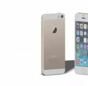 Apple Iphone 5s Gold Color 3d model