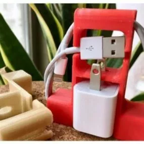 Iphone Wall Plug Holder Printable 3d model