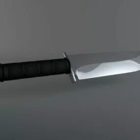 Attack Knife Weapon 3d model
