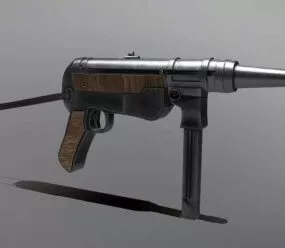 Ww2 German Gun Mp40 3d model